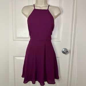 Forever 21 chiffon backless dress